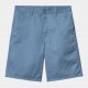 CARHARTT SIMPLE SHORT 65/35% POLYESTER COTTON  SORRENT RINSED
