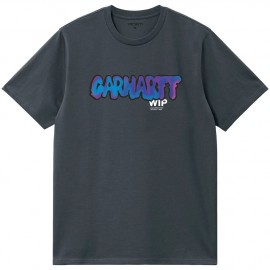 CARHARTT S/S DRIP T-SHIRT  100% ORGANIC COTTON CHARCOAL