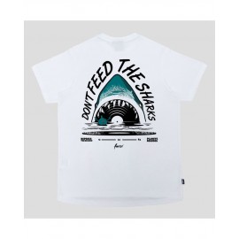 FARCI TEE SHARK WHITE