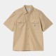 CARHARTT S/S CRAFT SHIRT PLYESTER/COTTON SABLE