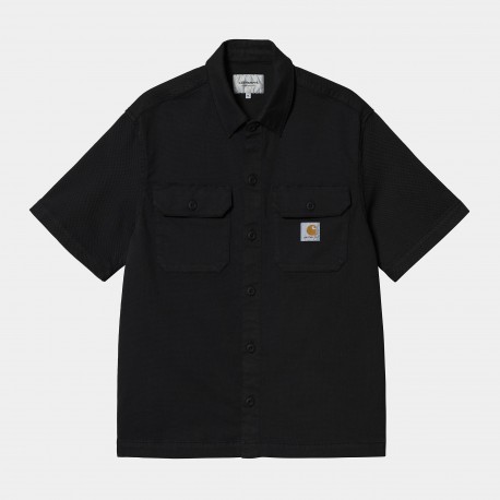 CARHARTT S/S CRAFT SHIRT POLYESTER/COTTON BLACK