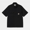 CARHARTT S/S CRAFT SHIRT POLYESTER/COTTON BLACK