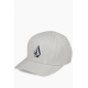 VOLCOM FULL STONE HTHR FLEXFIT HAT GVN