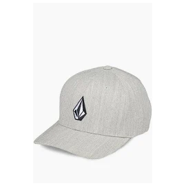 VOLCOM FULL STONE HTHR FLEXFIT HAT GVN