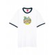SANTA CRUZ T-SHIRT ALOHA DOT FRONT RINGER