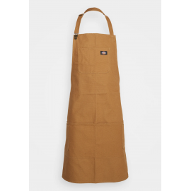 DICKIES BIB APRON BROWN