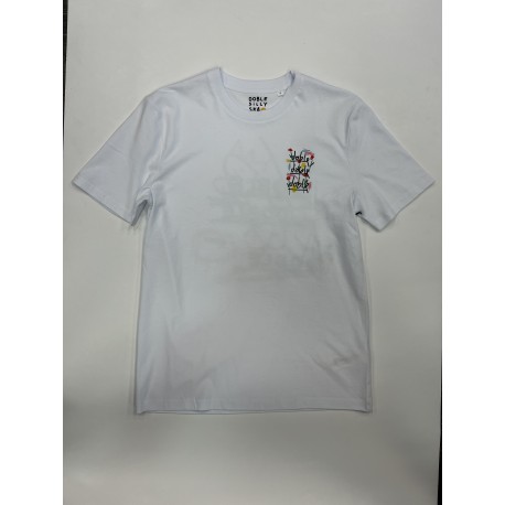 DOBLE TEE SHIRT SKATE SILLY SK8 BLANC