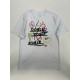 DOBLE TEE SHIRT SKATE SILLY SK8 BLANC