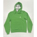 PISOLO BASIC HOODY 605 VERT POMME