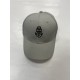 PISOLO CASQUETTE BRANDON ARGENT (LOGO BLANC)