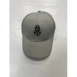PISOLO CASQUETTE BRANDON ARGENT (LOGO BLANC)
