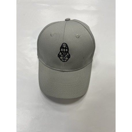 PISOLO CASQUETTE BRANDON ARGENT (LOGO BLANC)