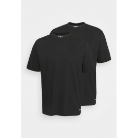 CARHARTT STANDARD CREW NECK T-SHIRT 100% BLACK/BLACK