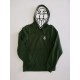 PISOLO BASIC HOODY 68 BOTTLE GREEN (LOGO BLANC)