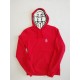 PISOLO BASIC HOODY 35 RED (LOGO BLANC)