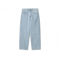 CARHARTT WIP BRANDON PANT 100% COTTON BLUE STONE BLEACHED