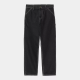CARHARTT SINGLE KNEE PANT 100% COTTON BLACK STONE WASHED L32 COEUR