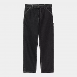 CARHARTT SINGLE KNEE PANT 100% COTTON BLACK STONE WASHED L32 COEUR