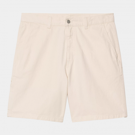 CARHARTT DREWE SHORT 100% COTTON NATURAL RINSED
