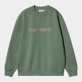 CARHARTT W' CARHARTT SWEAT 74/26 COTTON PARK/HORTENSIA