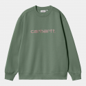 CARHARTT W' CARHARTT SWEAT 74/26 COTTON PARK/HORTENSIA