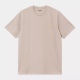 CARHARTT S/S T-SHIRT 100% COTTON DUSKY BEIGE/GOLD