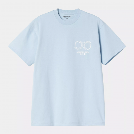 CARHARTT S/S ROTATION T-SHIRT 100% ORGANIC COTTON AIR/SKY 