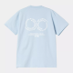 CARHARTT S/S ROTATION T-SHIRT 100% ORGANIC COTTON AIR/SKY 
