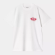 CARHARTT S/S LOGO T-SHIRT 100% ORGANIC COTTON WHITE