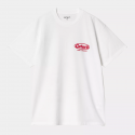 CARHARTT S/S LOGO T-SHIRT 100% ORGANIC COTTON WHITE