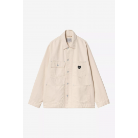 CARHARTT DREWE CHORE COAT 100% COTTON NATURAL RINSED