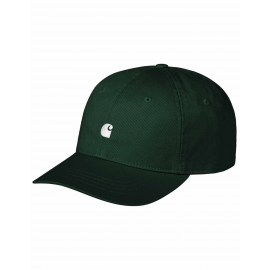 CARHARTT MADISON LOGO CAP 100 % COTTON CONIFER / WHITE