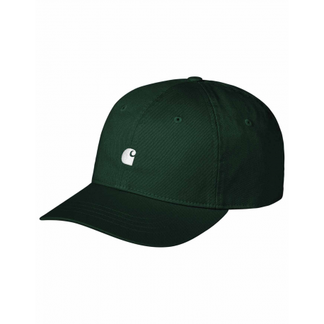 CARHARTT MADISON LOGO CAP 100 % COTTON CONIFER / WHITE