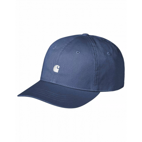 CARHARTT MADISON LOGO CAP 100 % COTTON BLUE IRIS / WHITE
