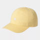 CARHARTT MADISON LOGO CAP 100 % COTTON AIR YELLOW / WHITE
