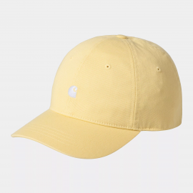 CARHARTT MADISON LOGO CAP 100 % COTTON AIR YELLOW / WHITE