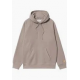 CARHARTT HOODED CARHARTT SWEAT  58/42% COTTON POLYESTER DUSKY BEIGE / GOLD