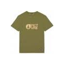 PICTURE BASEMENT CORK TEE G ARMY GREEN