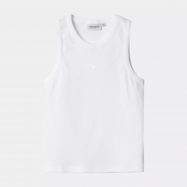 CARHARTT W' PHILIPS A-SHIRT 98/2% COTTON/ELASTANE WHITE