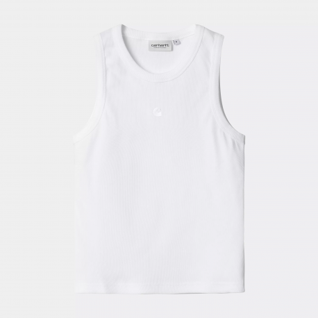 CARHARTT W' PHILIPS A-SHIRT 98/2% COTTON/ELASTANE WHITE