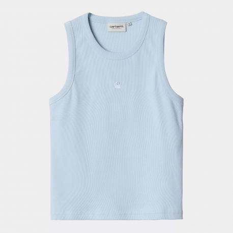 CARHARTT W' PHILIPS A-SHIRT 98/2% COTTON/ELASTANE AIR SKY