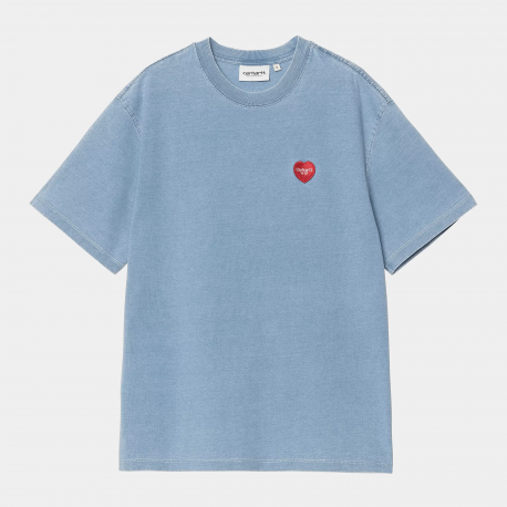 CARHARTT S/S INGO POCKET T-SHIRT LIGHT BLUE GARMENT DYED