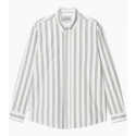 CARHARTT L/S DILLION SHIRT 100%  COTTON DILLION STRIPE PARK / WHITE