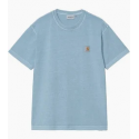 CARHARTT S/S NELSON T-SHIRT 100% COTTON CLAY BLUE GARMENT DYED