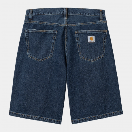 CARHARTTLANDON SHORT 100% COTTON BLUE BLUE STONE WASHED NO LENGHT