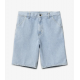 CARHARTT SINGLE KNEE SHORT 100% COTTON BLUE HEAVY STONE BLEACHED NO LENGHT