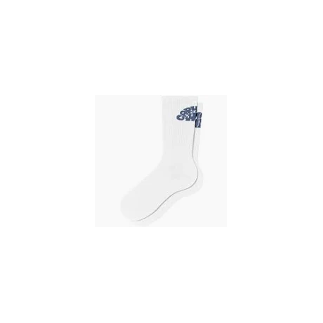 CARHARTT W' JAZZY SOCKS COTTON NYLON PLYESTER ELASTANE WHITE / BLUE IRIS