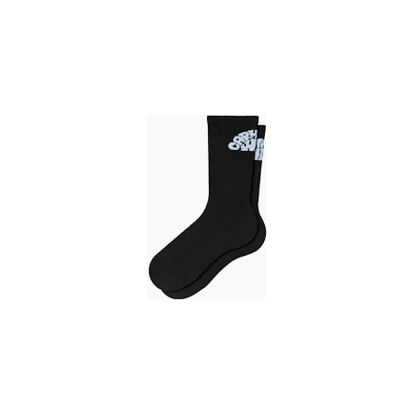 CARHARTT W' JAZZY SOCKS COTTON NYLON PLYESTER ELASTANE BLACK /AIR SKY