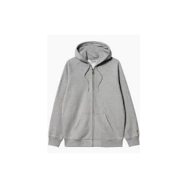 CARHARTT HOODED CHASE JACKET GREY HEATHER / GOLD