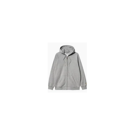 CARHARTT HOODED CHASE JACKET GREY HEATHER / GOLD